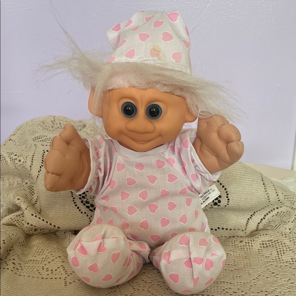 Vintage 1992 fairy tale  Plush Troll Doll -